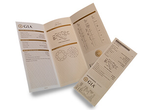 GIA鑑別書 GIA鑑別書